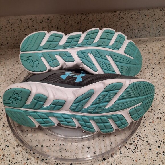 Under Armour Womens Micro G Assert 7 3020674-103 Gray Running Shoes Sneakers 7.5 - Picture 6 of 6